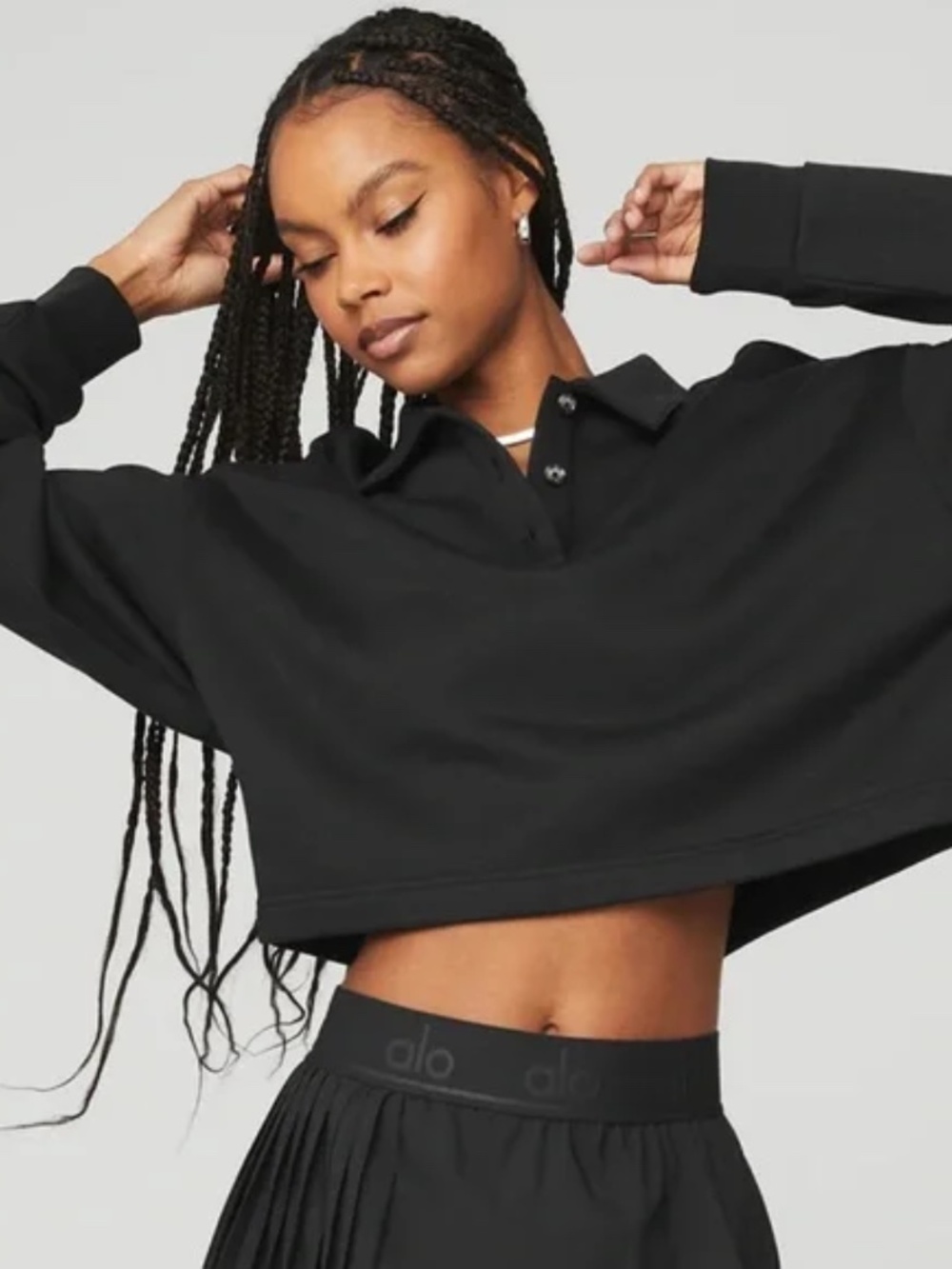 Alo Henley Pullover Fleece Sweatshirt